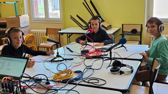 Photo Webradio mai 2024 Matéo Aaron Sacha